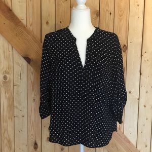 Primark black & white polka dot tunic